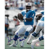 Warren Moon, Houston Oilers, Hall of Fame, Signed, Autographed, 8X10 Photo, a COA with the Proof Photo of Warren Signing Will Be Included.