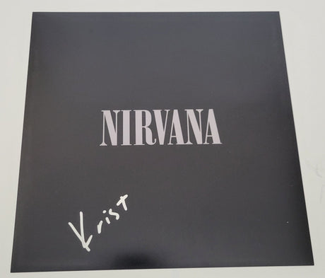 Krist Novoselic signed Nirvana 12x12 album photo COA proof autographed STAR