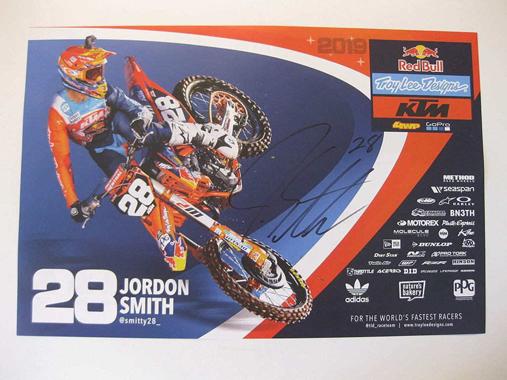 Jordan Smith, supercross, motocross, signed, autographed, 12x18 poster, COA will be included,