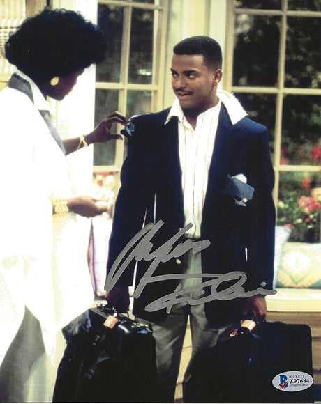 Alfonso Ribeiro signed Carlton Fresh Prince of Bel-Air 8x10 photo proof Beckett COA STAR