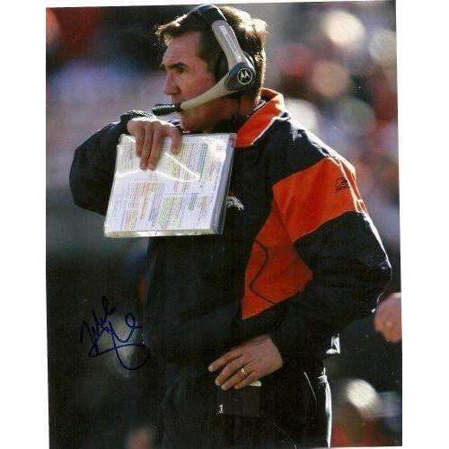 Mike Shanahan, Denver Broncos, Signed, Autographed, 8x10 Photo,coa with Proof
