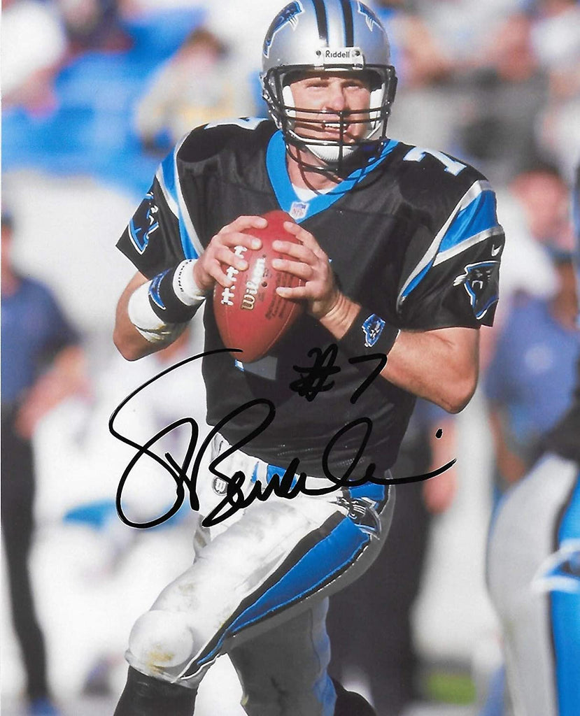 Steve Beuerlein Carolina Panthers signed autographed 8x10 photo proof COA