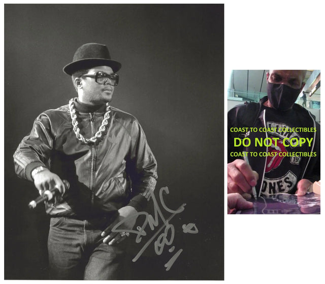 Darryl McDaniels Run DMC Rapper signed 8x10 photo COA proof autographed STAR..