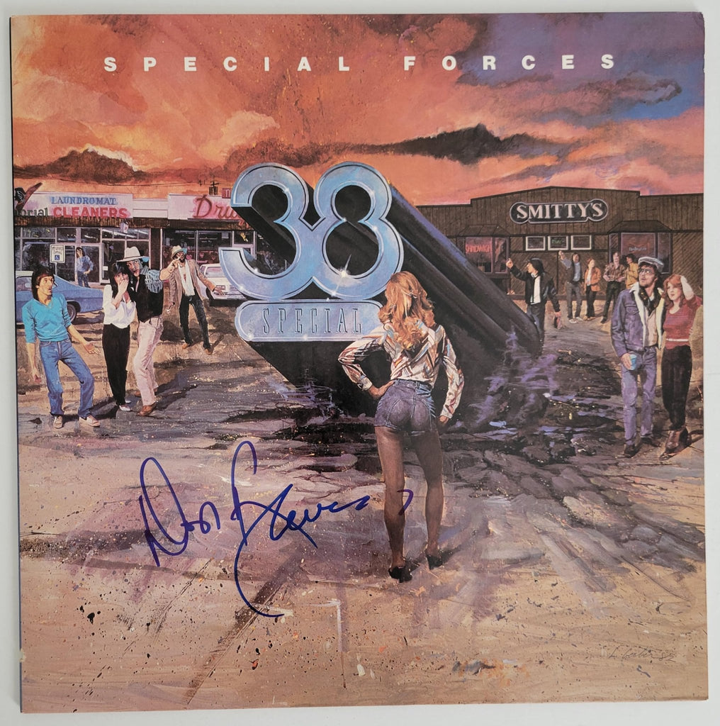 Don Barnes Signed 38 Special Special Forces Album COA Proof Autographed Vinyl STAR