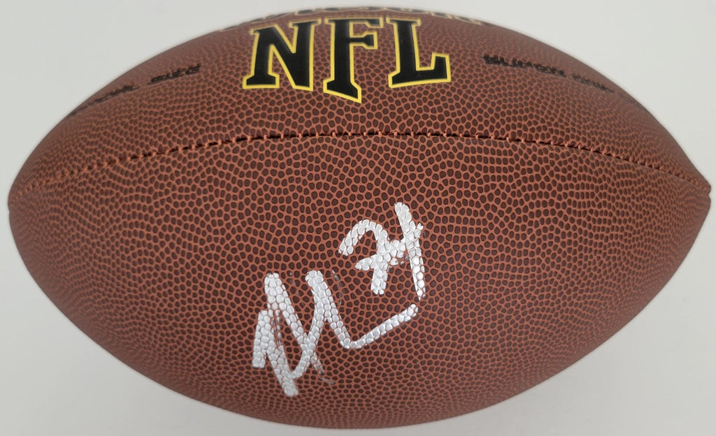 Nick Mangold New York Jets signed NFL football COA exact proof autographed