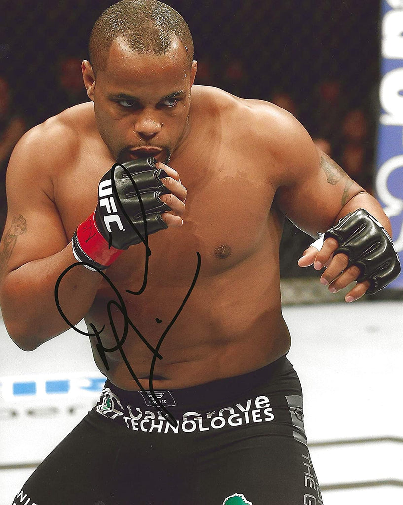 Daniel Cormier Mixed Martial Artist signed UFC 8x10 photo proof COA.