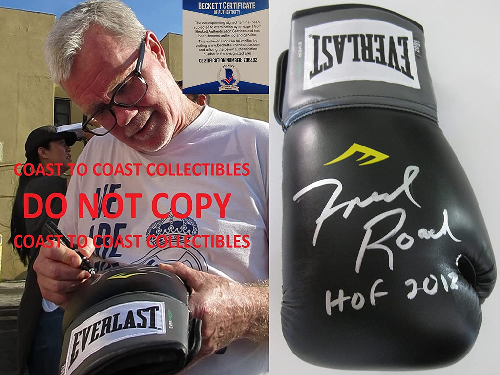 Freddie Roach Boxing Legend signed autographed boxing glove COA exact proof Beckett