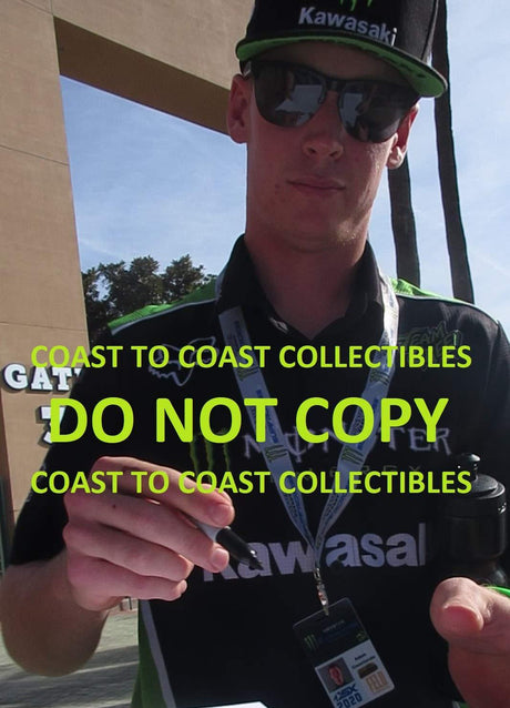 Adam Cianciarulo, supercross, motocross signed, autographed 8x10 photo,proof COA