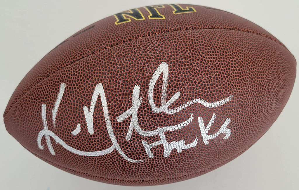 Ken Norton Jr Cowboys 49ers Seahawks signed autographed football COA proof