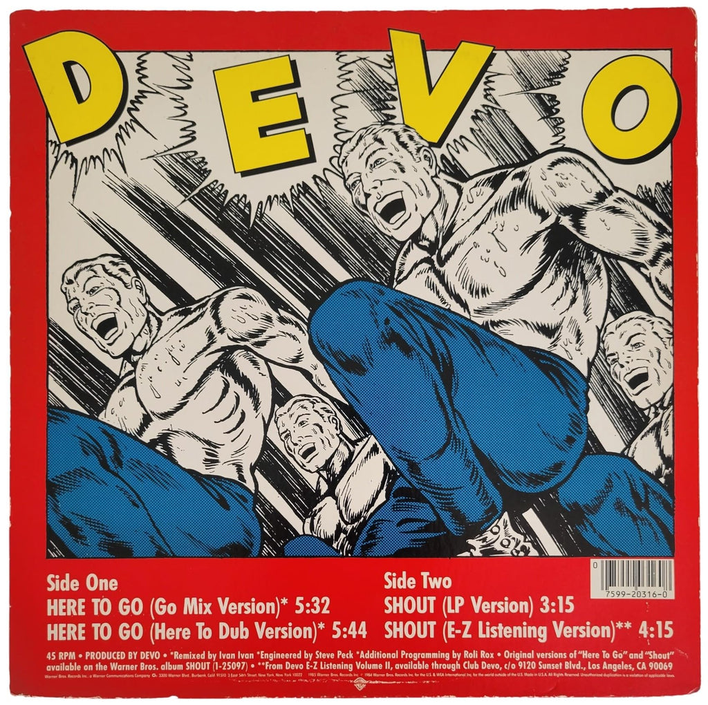 Mark & Gerald Signed Devo Here To Go Album COA Proof Autographed Vinyl Record