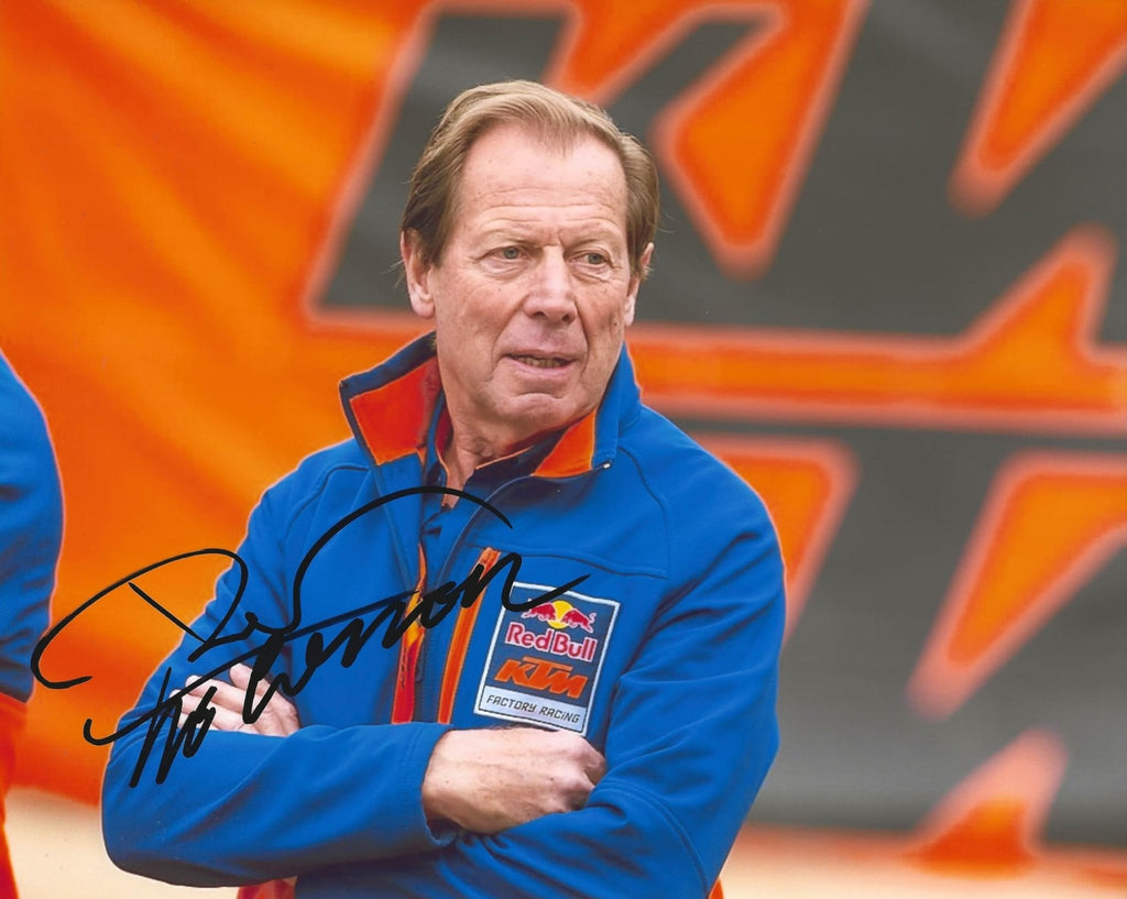 Roger DeCoster supercross motocross racer signed 8x10 photo COA proof autographed...