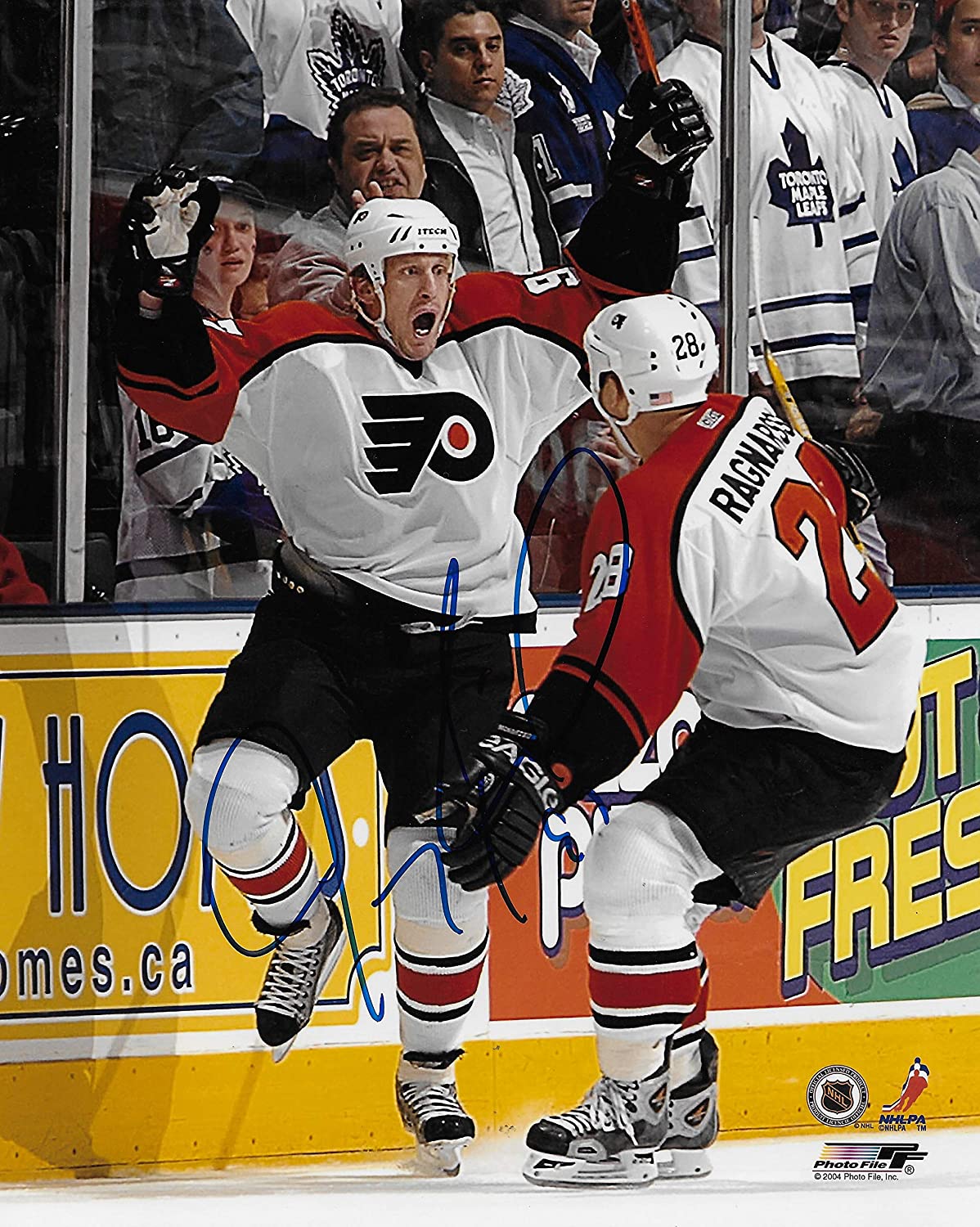 Jeremy Roenick Philadelphia Flyers signed autographed 8x10 photo, proof COA
