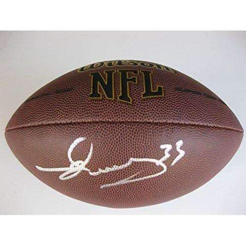 Merril Hoge Pittsburgh Steelers, Signed, Autographed, NFL Football, a COA with the Proof Photo of Merril Signing Will Be Included