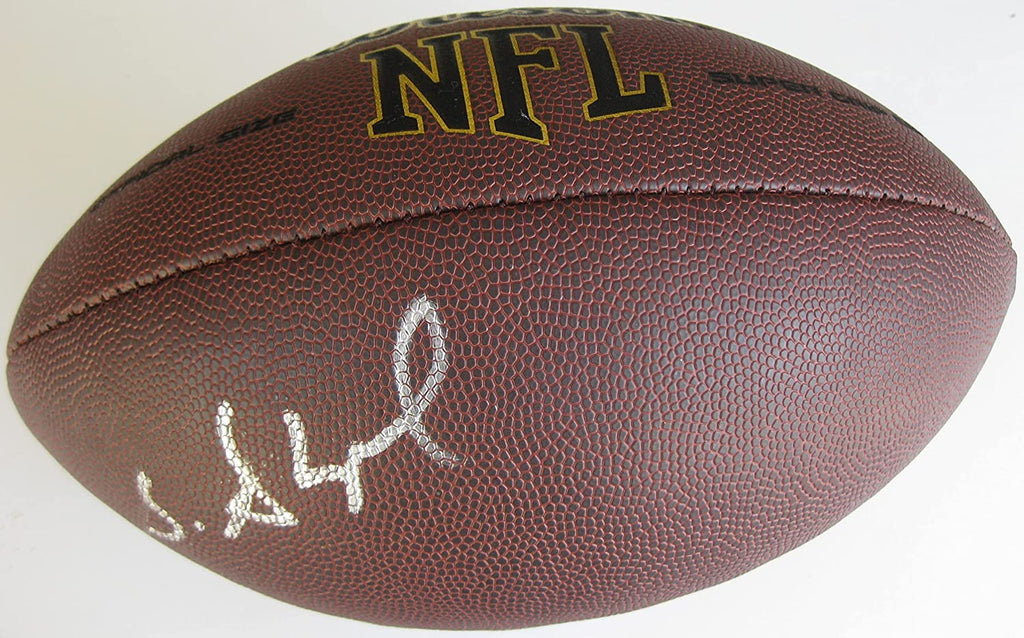 Sterling Shepard New York Giants signed NFL football proof Beckett COA autographed