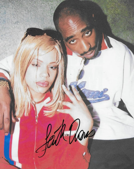 Faith Evans Hip Hop rapper signed 8x10 photo exact proof COA autographed STAR 2 PAC