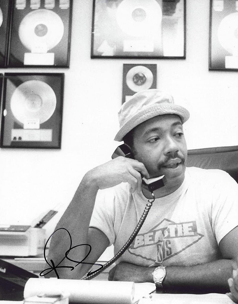 Russell Simmons record executive Def Jam signed 8x10 photo COA proof STAR