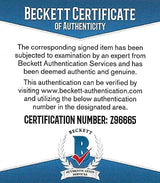 Shawne Merriman San Diego Chargers Maryland signed football proof Beckett COA autograph