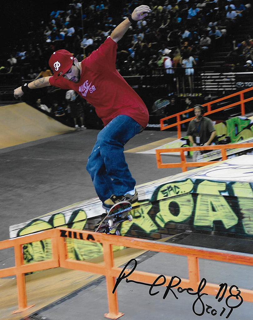 Paul Rodriguez skateboarder autographed 8x10 photo proof COA