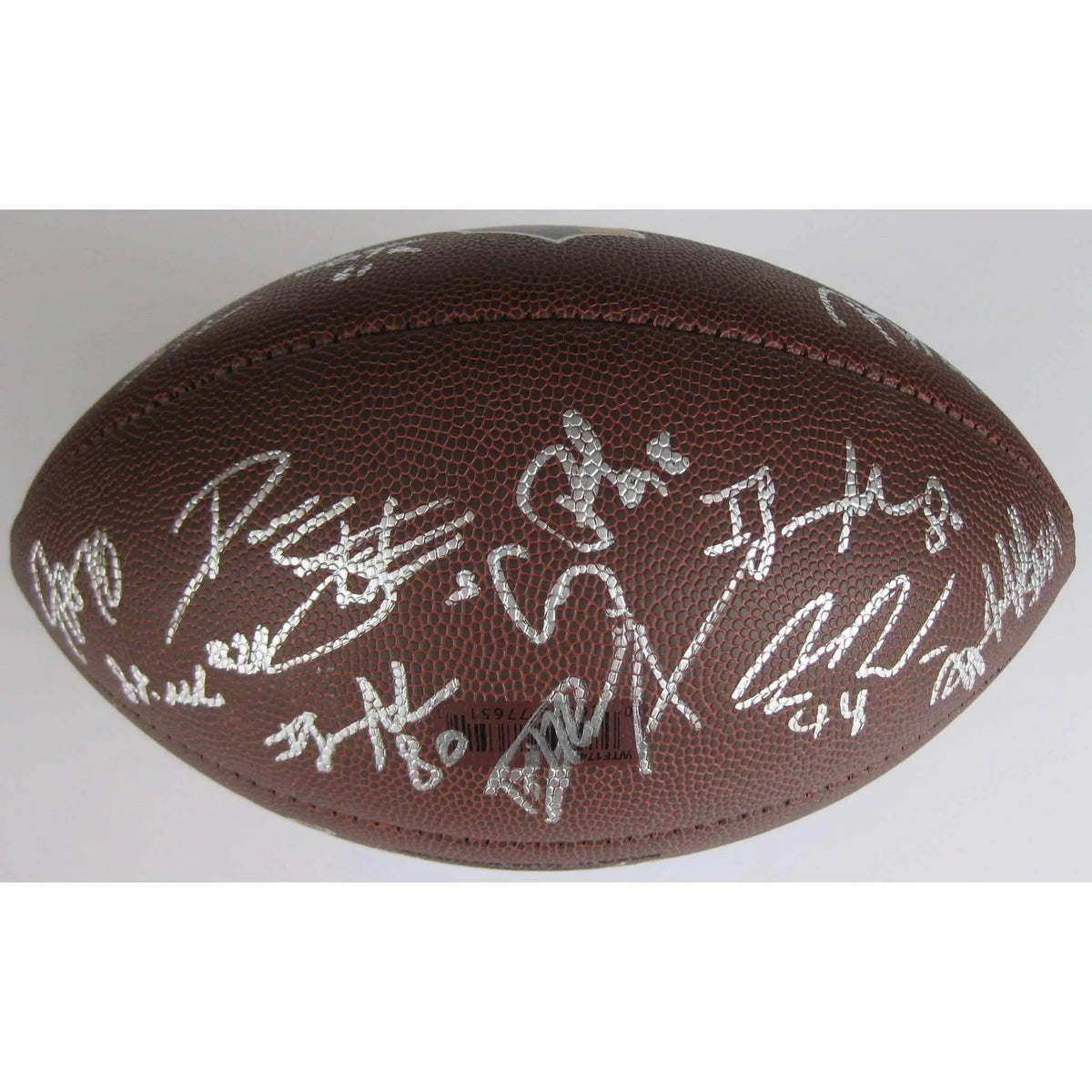 2016-2017 Arizona Cardinals, Team, Signed, Autographed, NFL Logo Football,