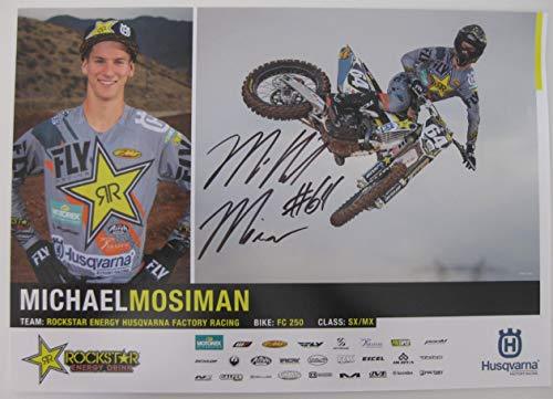 Michael Mosiman, Supercross, Motocross, Signed, Autographed, 11x17 Poster, COA Will Be Included.
