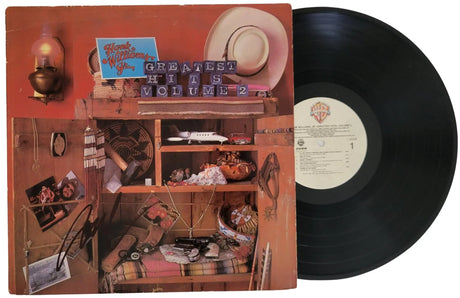 Hank Willams Jr signed Greatest Hits album vinyl record proof COA autographed Star