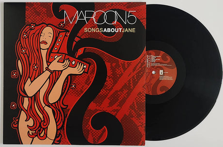 Adam Levine signed autographed Maroon 5 Songs about Jane album vinyl proof Beckett COA star