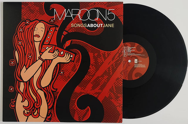 Adam Levine signed autographed Maroon 5 Songs about Jane album vinyl proof Beckett COA star