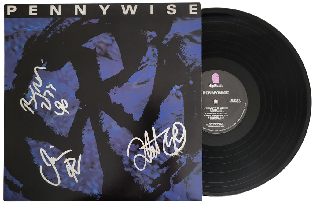 Pennywise Band Signed Album Exact Proof COA Autographed Vinyl Record
