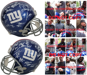 KAYVON THIBODEAUX SIGNED NY GIANTS MINI HELMET - BECKETT