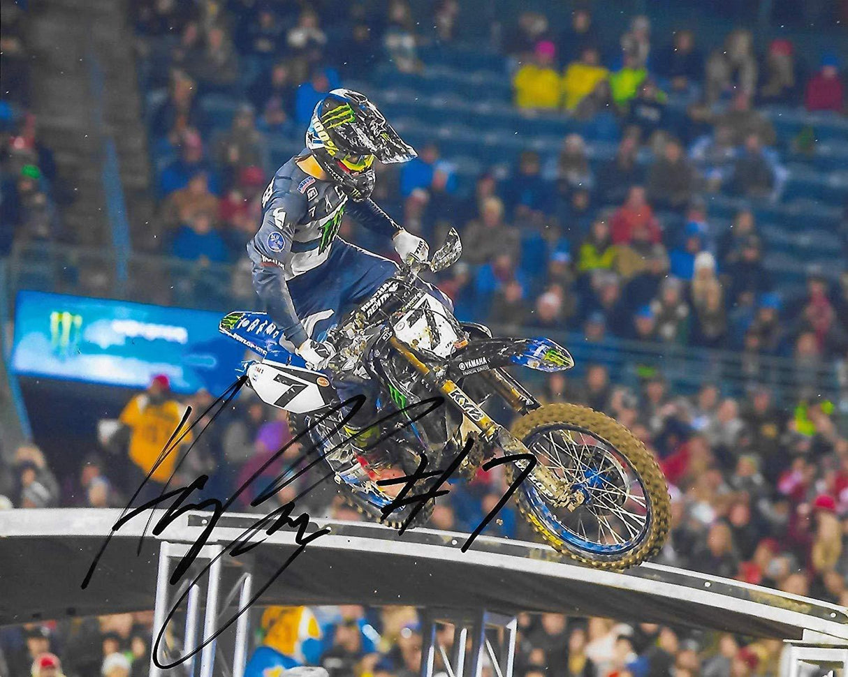 Aaron Plessinger supercross motocross signed autographed 8x10 photo.proof COA