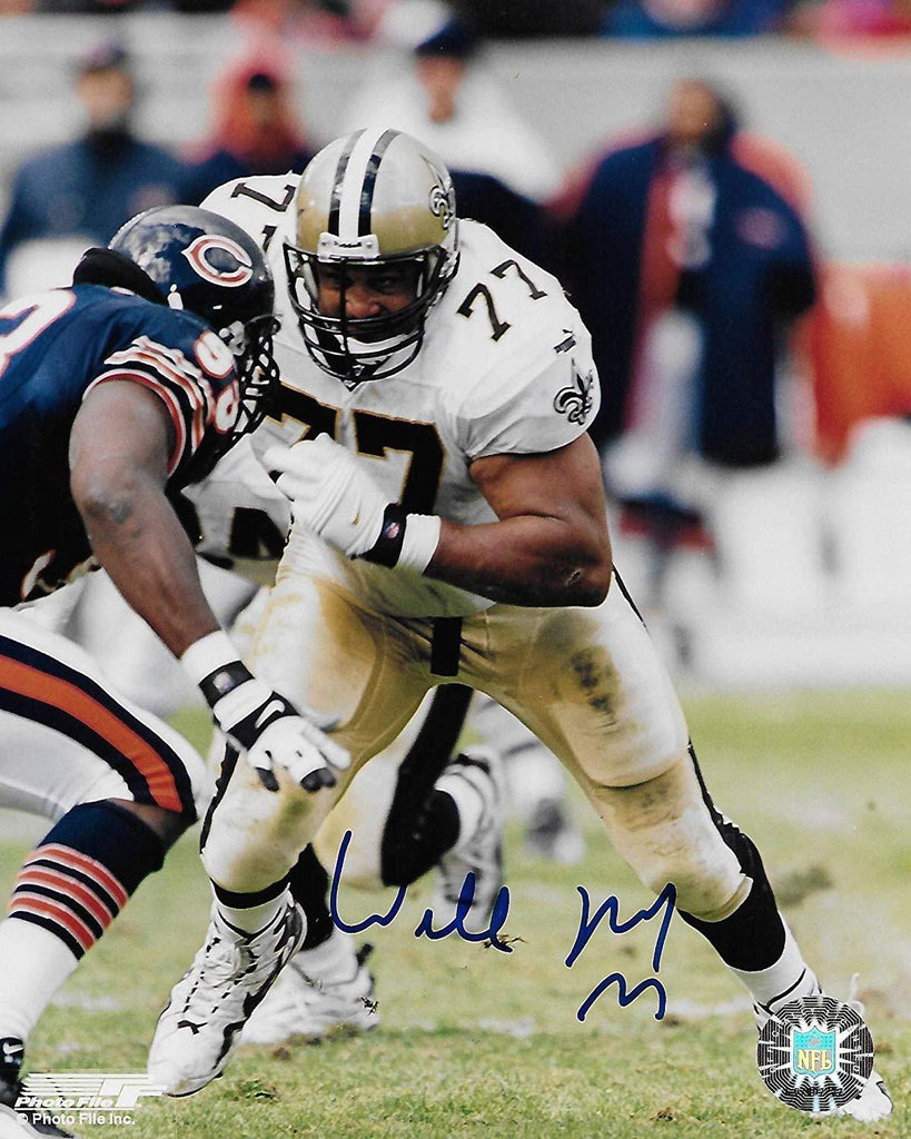 Willie Roaf New Orleans Saints signed autographed, 8x10 Photo, COA with the proof photo included.