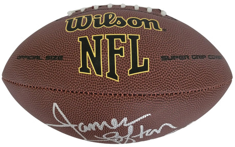 James Lofton Signed Football Proof COA Autographed LA Raiders Bills HOF