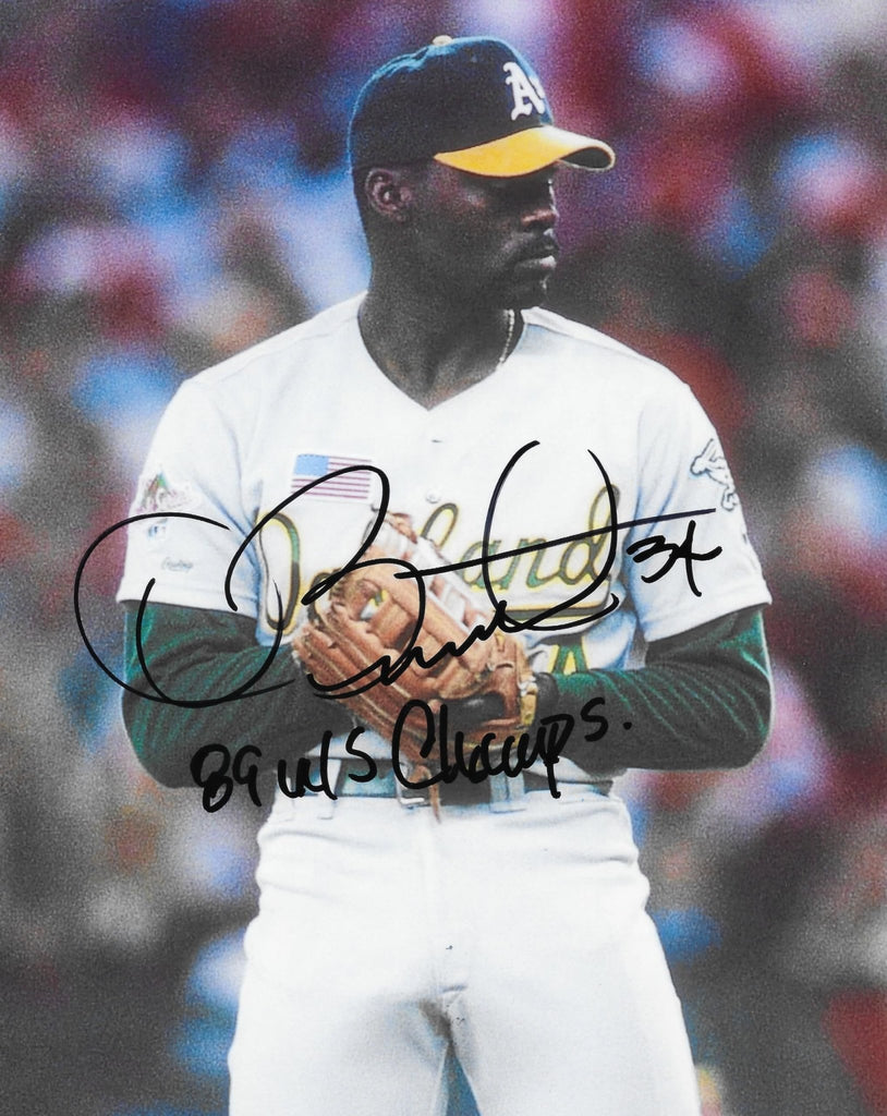 Dave Stewart signed Oakland A's baseball 8x10 photo COA proof autographed..