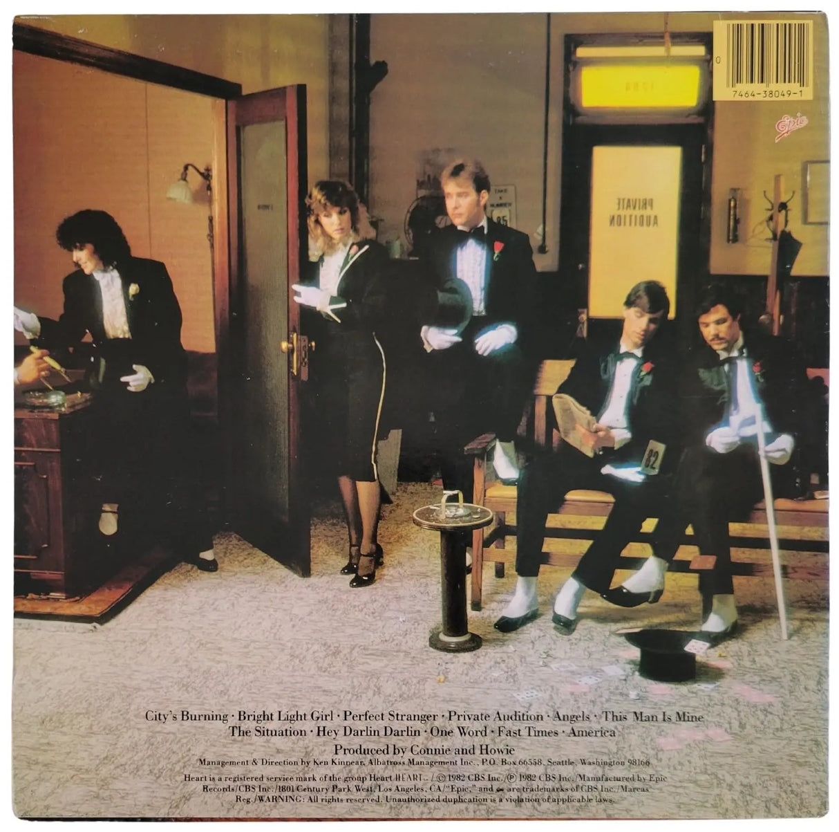 Nancy Wilson & Ann Wilson Signed Heart Private Audition Album Vinyl Proof COA Autographed