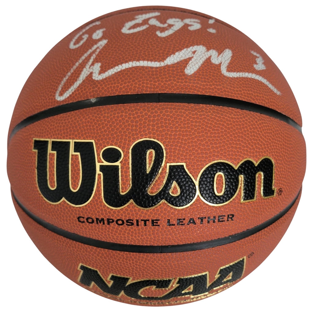 Adam Morrison Signed Basketball COA Proof Autographed Gonzaga Bulldogs