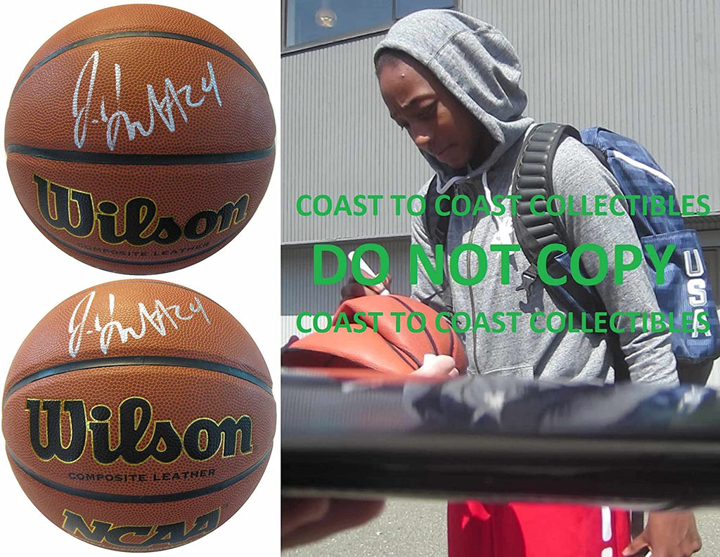 Jewell Loyd Notre Dame fighting Irish signed autographed NCAA basketball proof