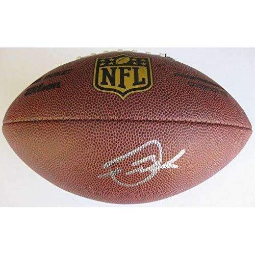 Devontae Booker Denver Broncos, Utah signed, autographed NFL Duke football - COA and proof photo
