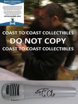 Ice Cube NWA rapper signed Microphone proof Beckett COA autographed Mic STAR