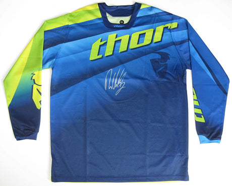 Ryan Villopoto Motocross Supercross signed Thor Jersey proof Beckett COA autographed