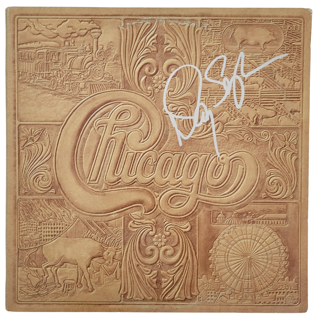 Danny Seraphine signed Chicago VII album vinyl record COA exact proof autographed STAR