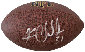 Kam Chancellor Seattle Seahawks Signed Football COA Exact Proof Autographed