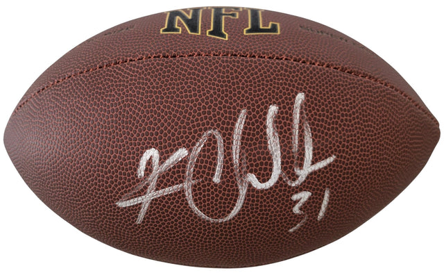Kam Chancellor Seattle Seahawks Signed Football COA Exact Proof Autographed