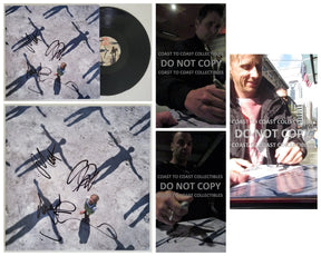 Muse signed Absolution album vinyl record COA proof Matt Bellamy, Chris Wolstenholme, Dominic Howard STAR