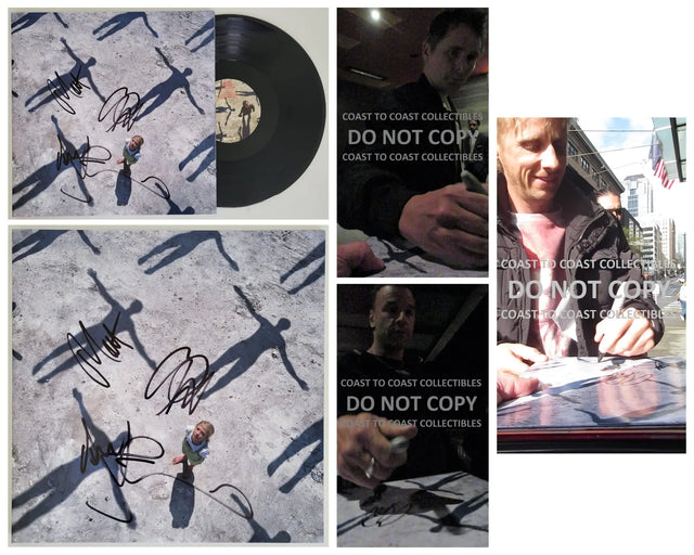 Muse signed Absolution album vinyl record COA proof Matt Bellamy, Chris Wolstenholme, Dominic Howard STAR