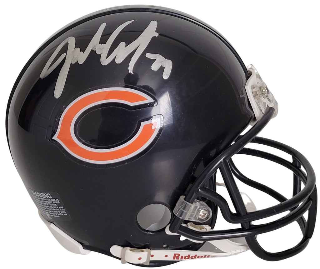 Jim Covert HOF signed Chicago Bears football mini helmet proof COA autographed