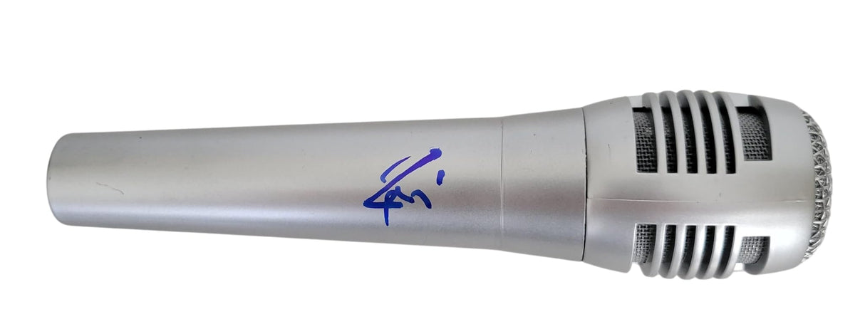 Robin Zander Cheap Trick signed microphone autographed mic COA exact proof star