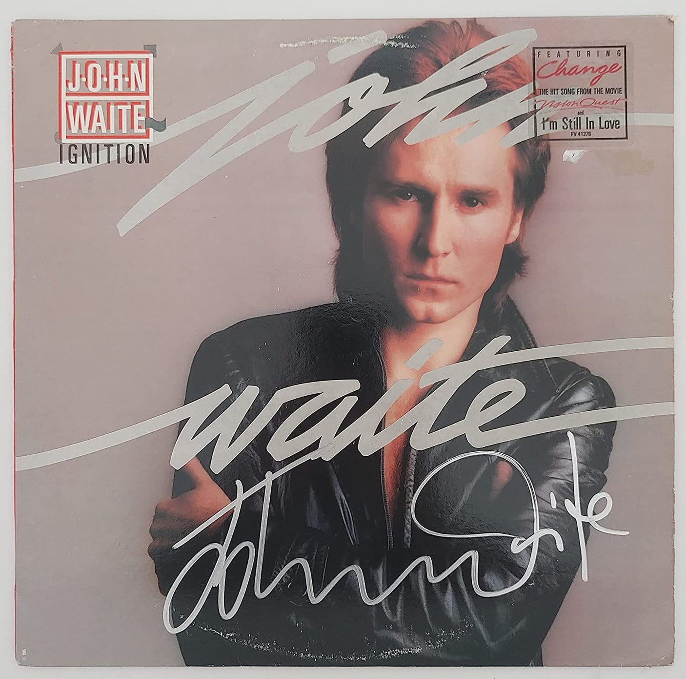 John Waite signed autographed Ignition album vinyl record proof Beckett COA. STAR