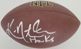 Ken Norton Jr Cowboys 49ers Seahawks signed autographed football COA proof