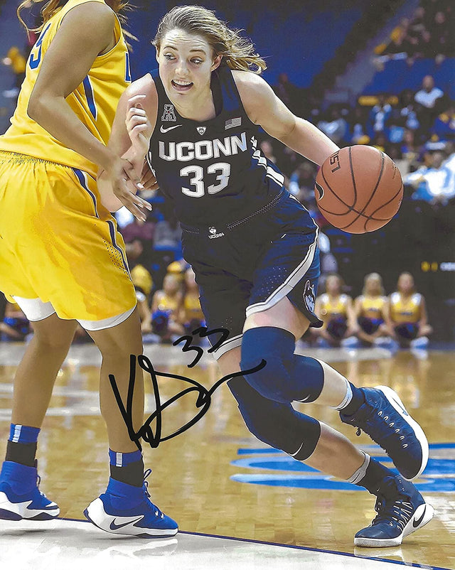 Katie Lou Samuelson signed autographed UConn Huskies basketball 8x10 photo COA proof.