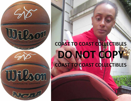 Brittney Sykes Syracuse Orange Sparks signed autographed NCAA basketball proof